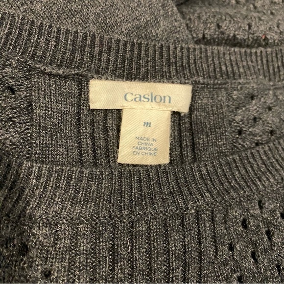 Caslon • open knit crew neck sweater - Picture 9 of 12